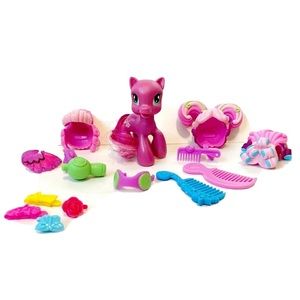 My Little Pony Ponyville Cherrilee G3.5 Salon Hair Changer Pink Purple Spa Rare